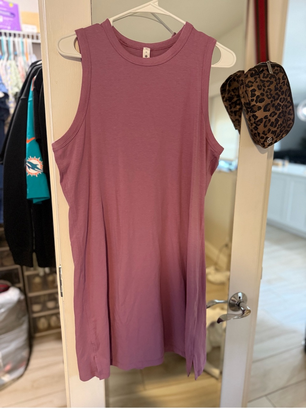 lululemon athletica Mauve Pink Ribbed Sleeveless Tank NWOT
